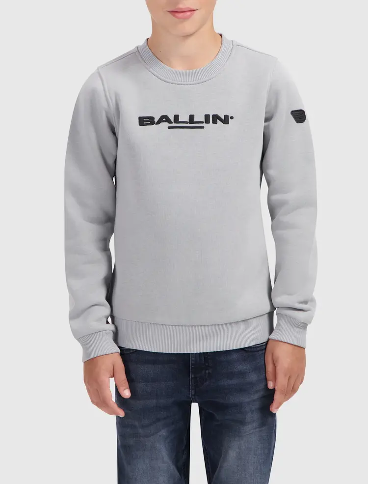 BALLIN AMSTERDAM JUNIOR EMBROIDERY LOGO SWEATER