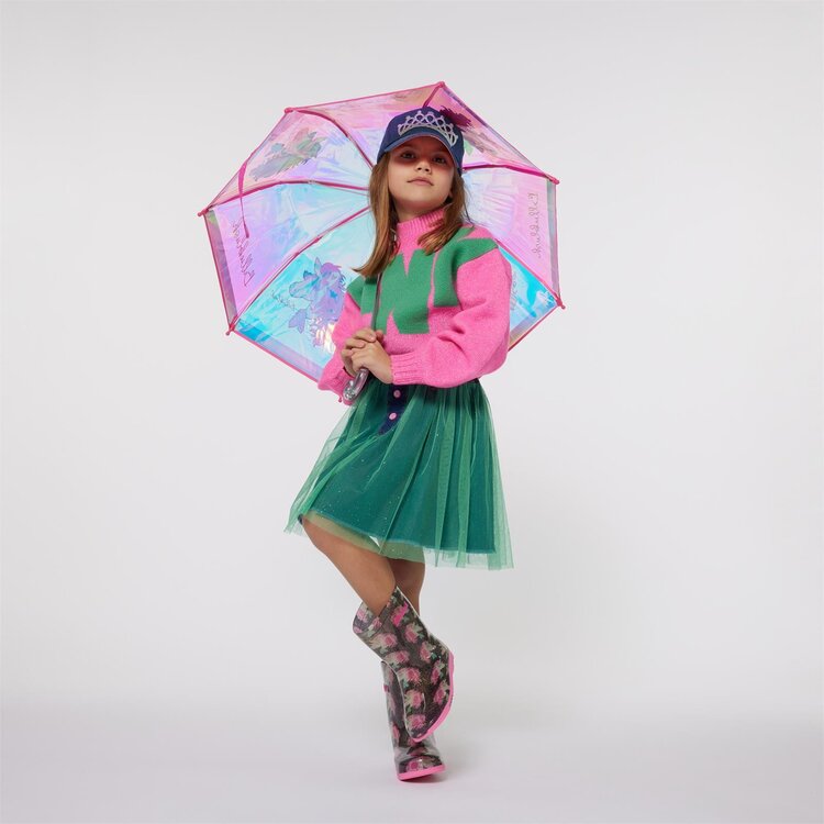 BILLIEBLUSH DENIM SKIRT GREEN