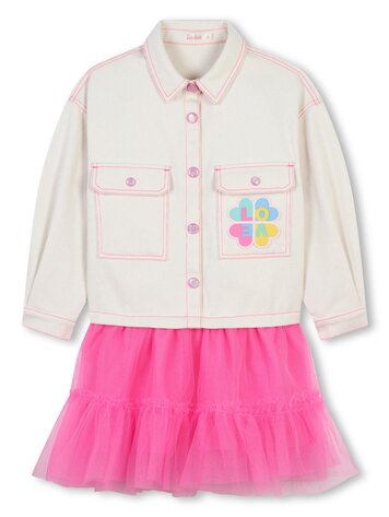 BILLIEBLUSH JURK DENIM TULE