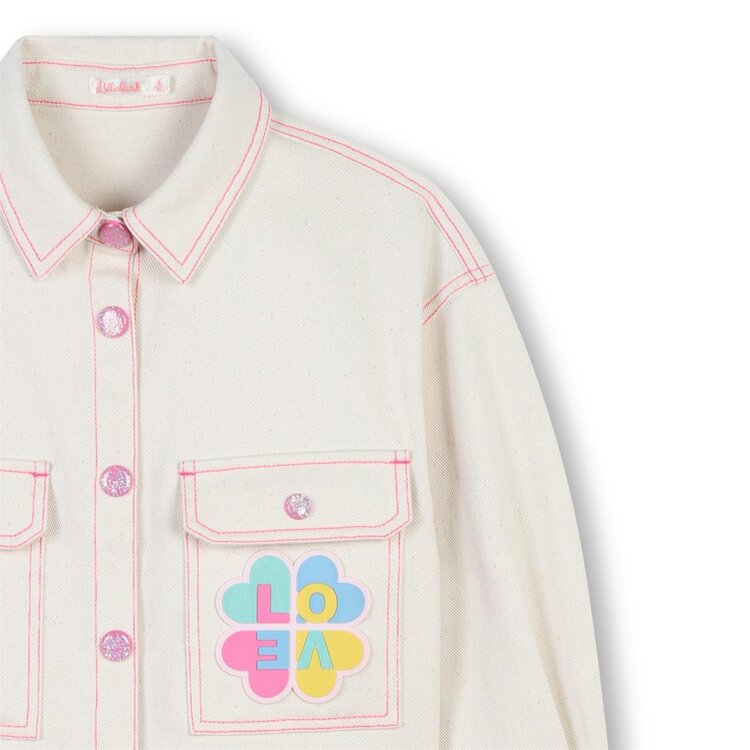 BILLIEBLUSH JURK DENIM TULE