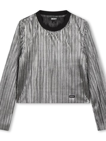 DKNY GIRLS TOP LIGHT GREY