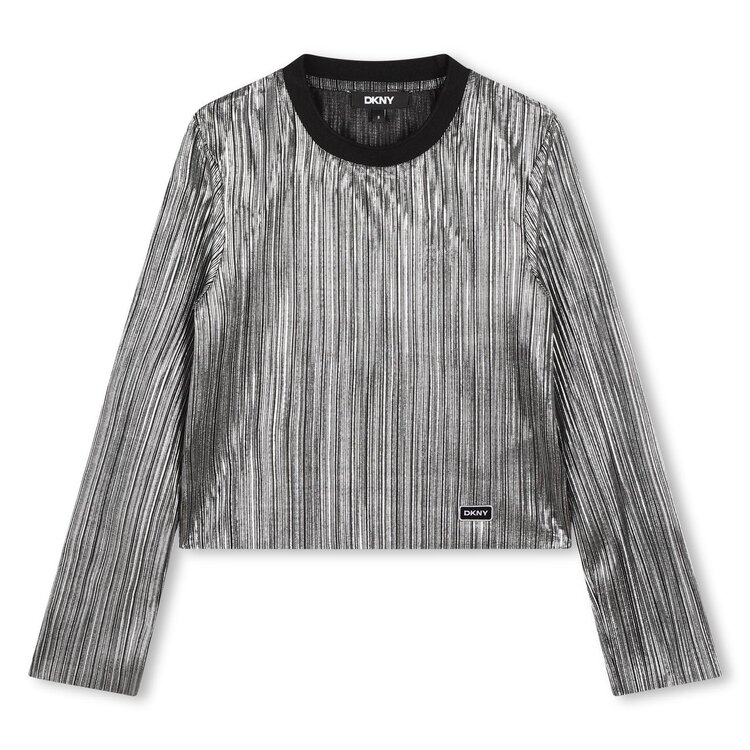 DKNY GIRLS TOP LIGHT GREY