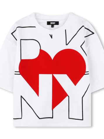 DKNY MEISJES T-SHIRT HART