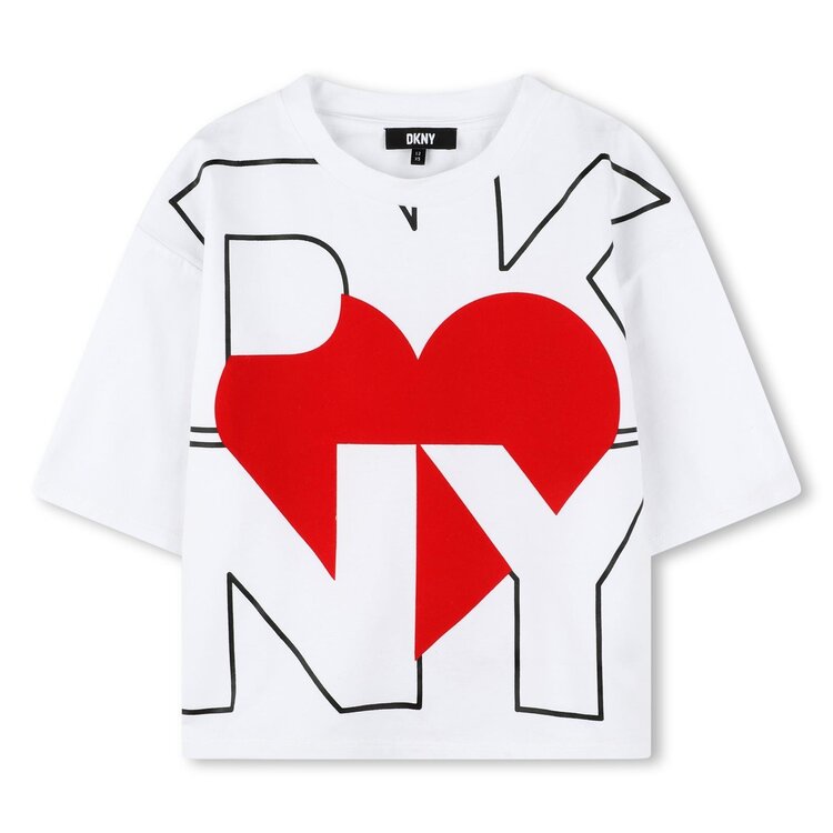 DKNY MEISJES T-SHIRT HART