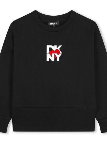 DKNY MEISJES TRUI ZWART