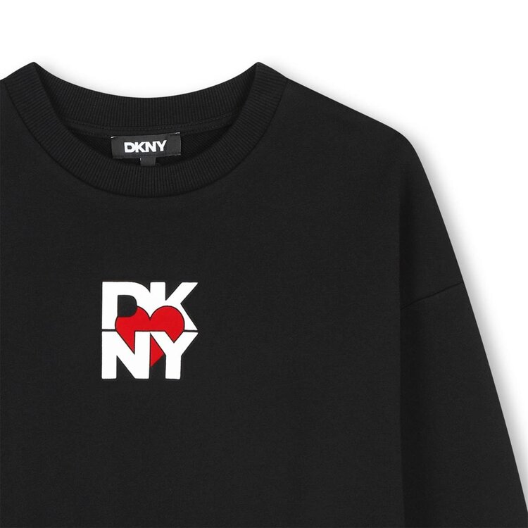 DKNY MEISJES TRUI ZWART