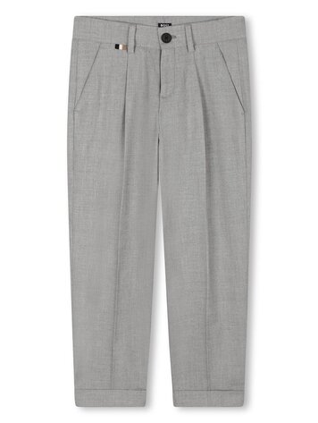 BOSS JONGENS PANTALON GRIJS