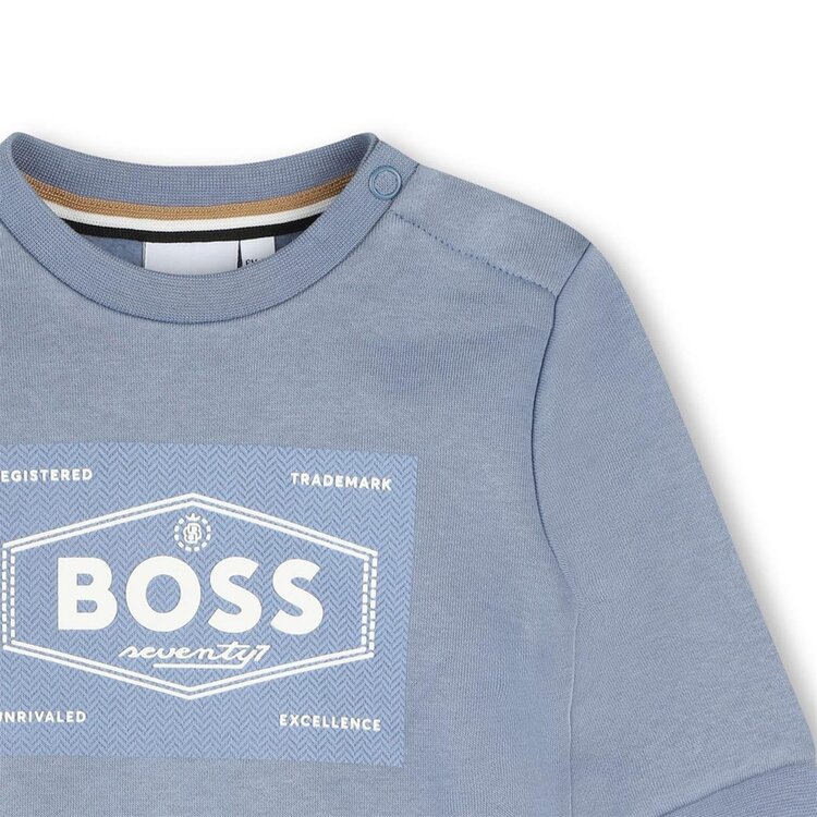 BOSS BABY JONGENS SWEATER BLAUW