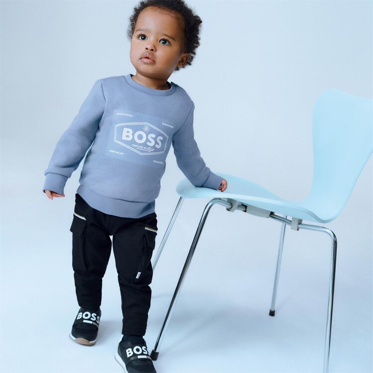 BOSS BABY JONGENS SWEATER BLAUW