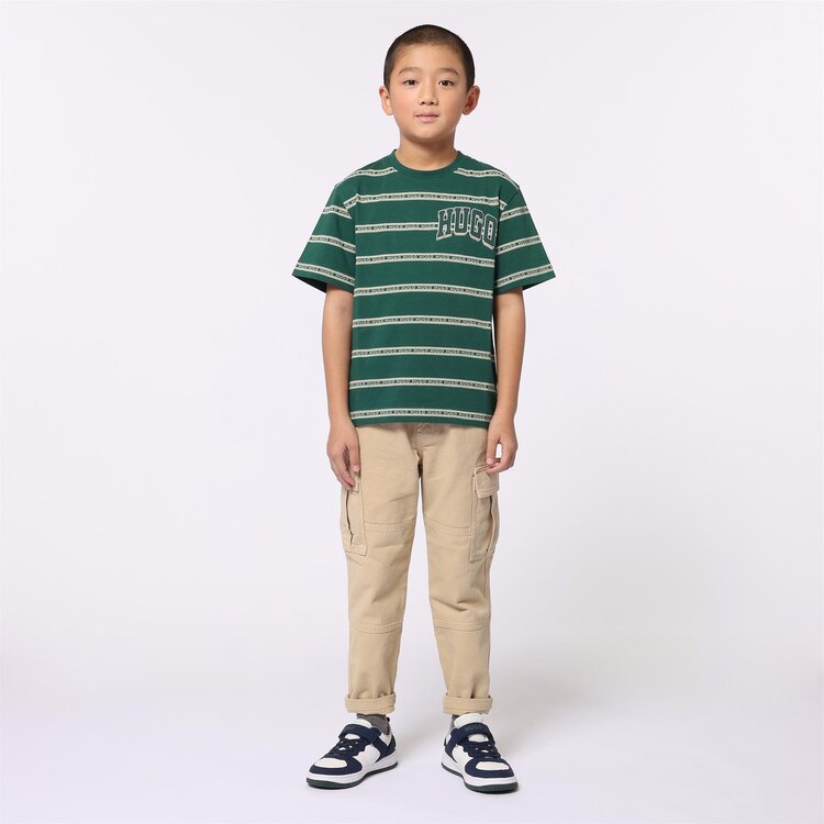 HUGO DENIM PANTS BOYS STONE