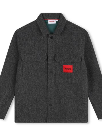 HUGO SHIRT BOYS GREY