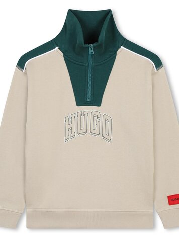HUGO SWEAT SHIRT BOYS STONE
