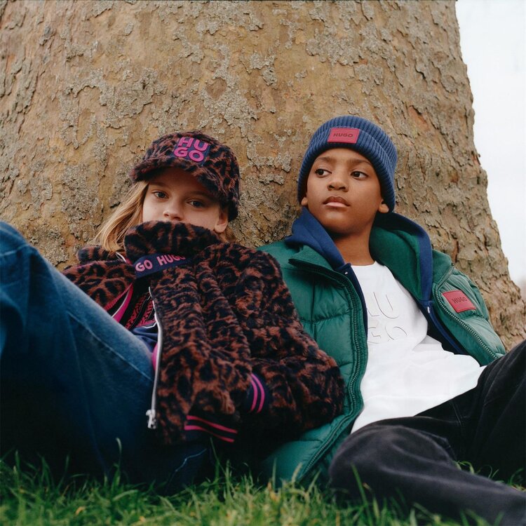 HUGO HUGO JACKET BOYS RAIN FOREST