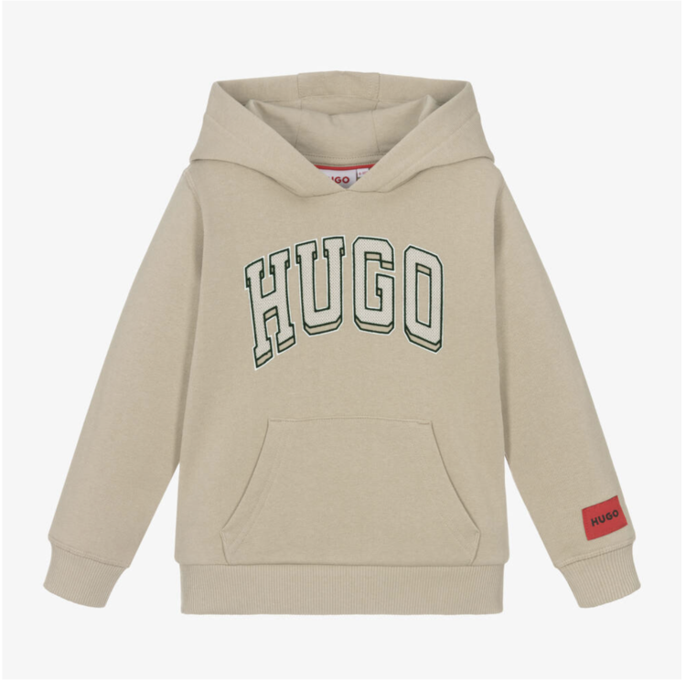HUGO SWEAT SHIRT BOYS STONE