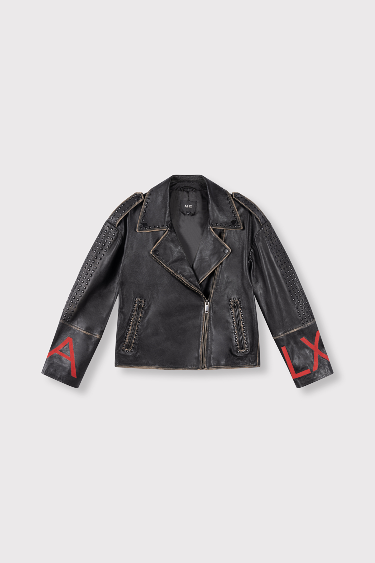 ALIX BLACK STUDDED LEATHER JACKET 10 YEAR ANNIVERSARY HOLYCHIQ.NL Holy ChiQ by Shirley