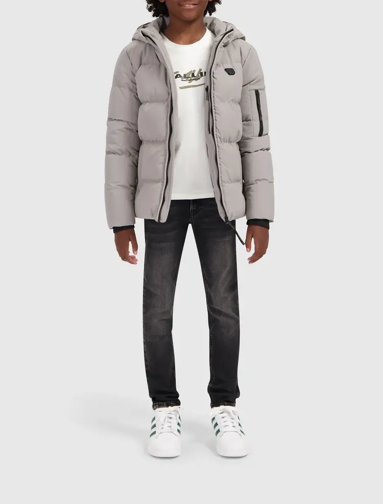 JUNIOR LOGO BADGE PADDED JACKET