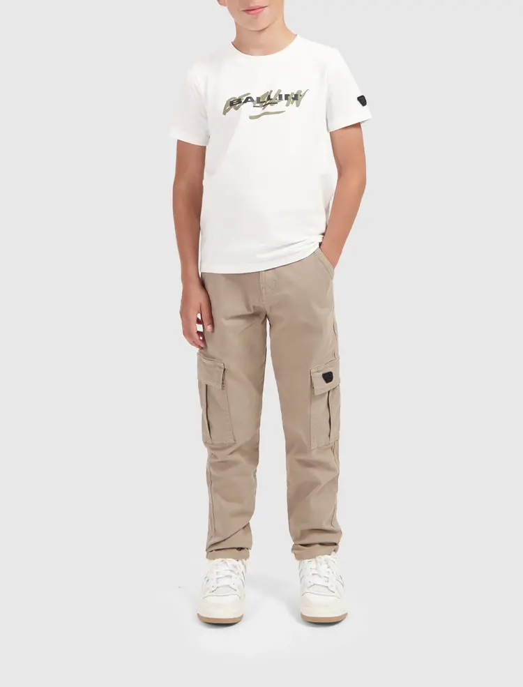 JUNIOR LOGO BADGE CARGO PANTS