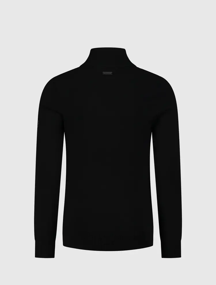 JUNIOR LOGO BADGE TURTLENECK KNIT