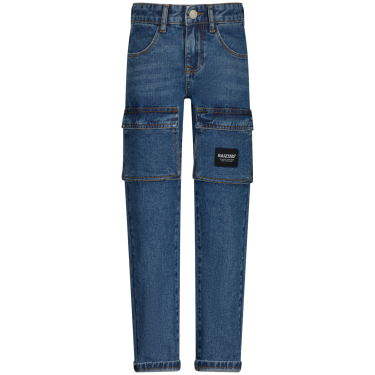 RAIZZED JONGENS CARGO JEANS DENVER VINTAGE BLUE