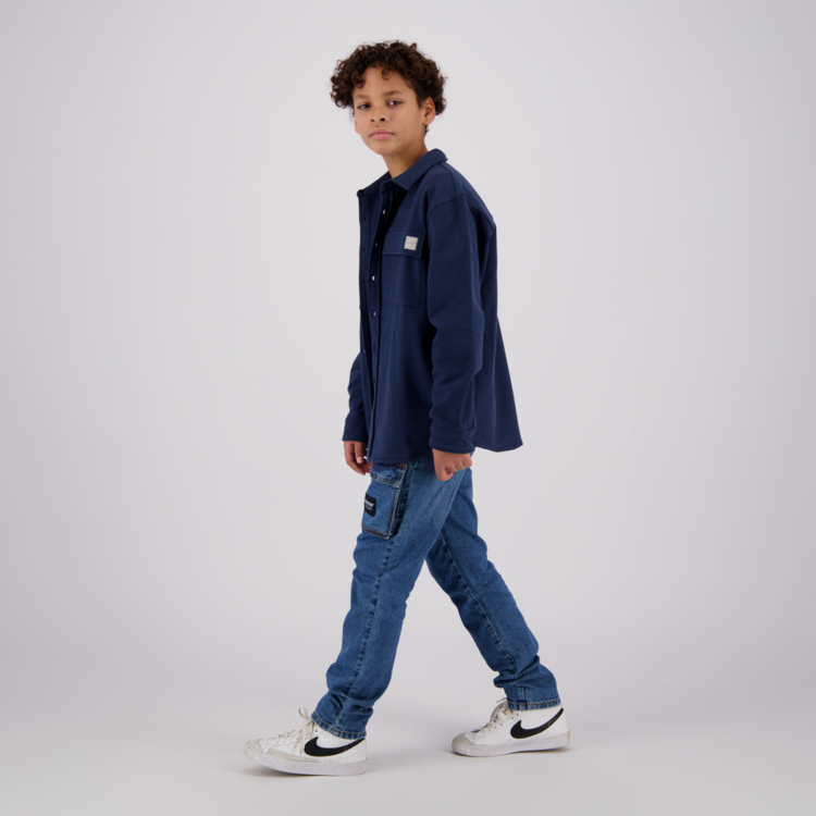 RAIZZED JONGENS CARGO JEANS DENVER VINTAGE BLUE