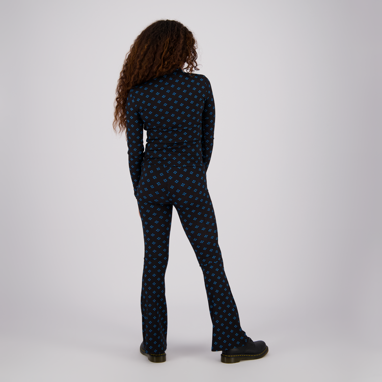 RAIZZED RAIZZED MEISJES FLAIRED BROEK RIAN DEEP BLACK