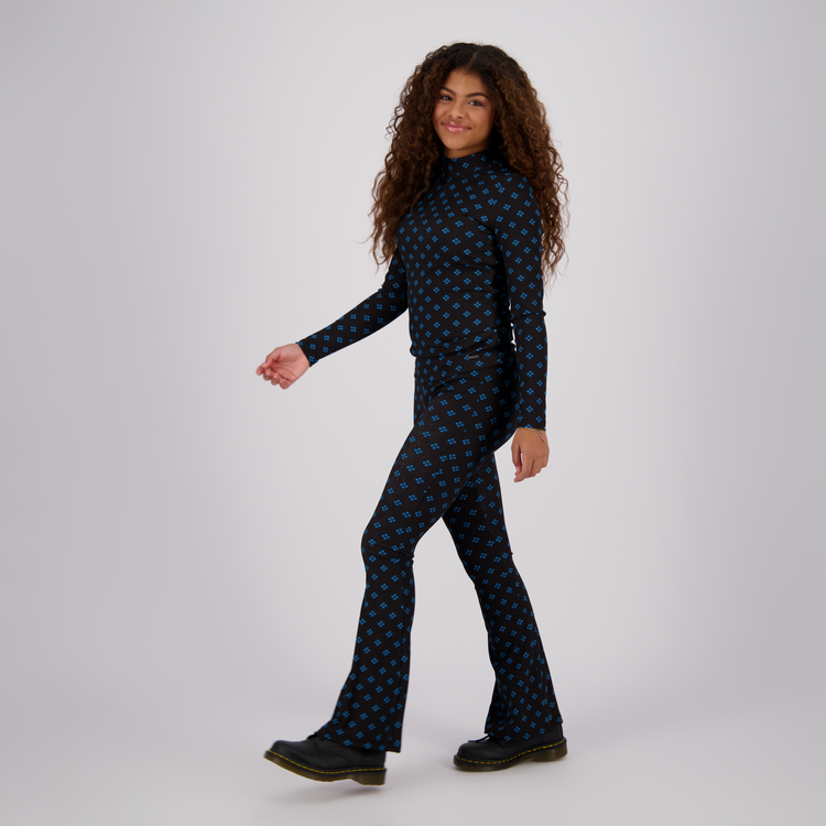 RAIZZED MEISJES FLAIRED BROEK RIAN DEEP BLACK