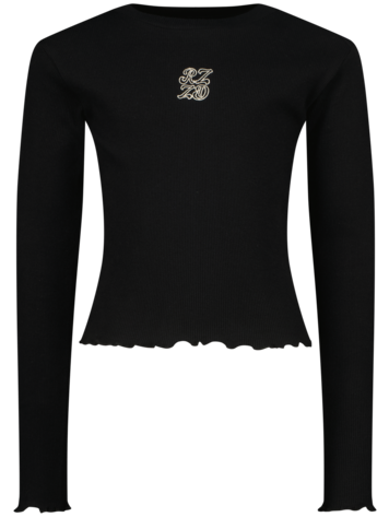 RAIZZED MEISJES CROP TOP ROSIE DEEP BLACK