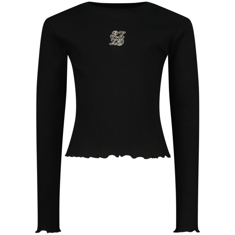 RAIZZED MEISJES CROP TOP ROSIE DEEP BLACK