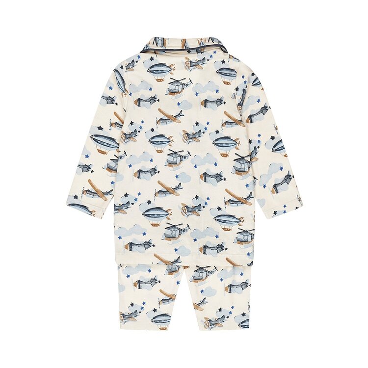 DIRKJE DIRKJE JONGENS BABY PYJAMA VLIEGTUIGEN