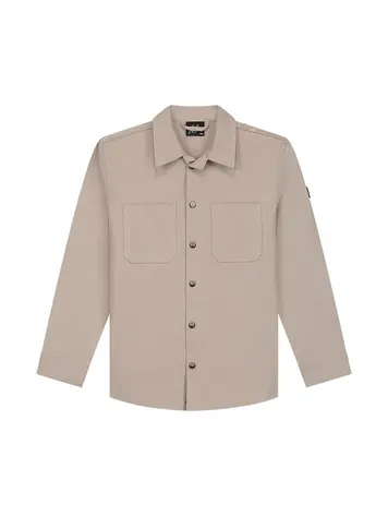 JUNIOR SIGNATURE OVERSHIRT BEIGE