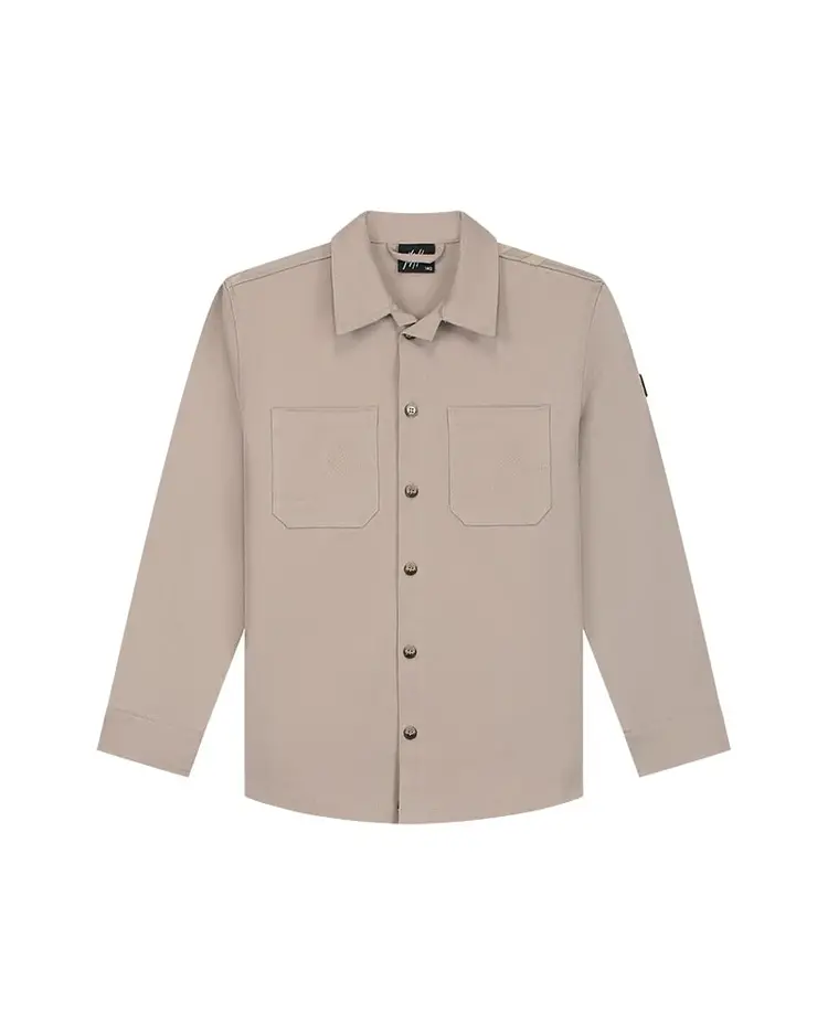 JUNIOR SIGNATURE OVERSHIRT BEIGE