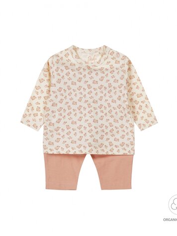 DRIKJE BABY MEISJES PYJAMA BLOEMETJES