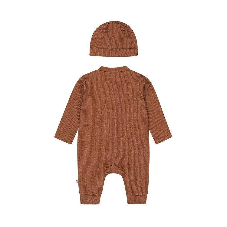 DIRKJE BABY JONGENS BOXPAKJE+MUTSJE BRUIN