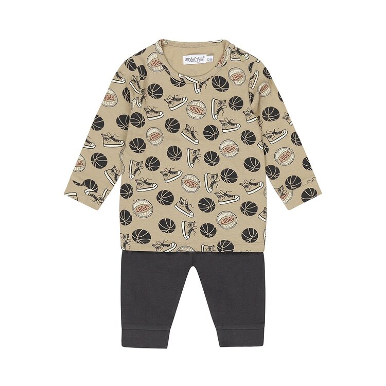 DIRKJE DIRKJE JONGENS PYJAMA BASKETBAL