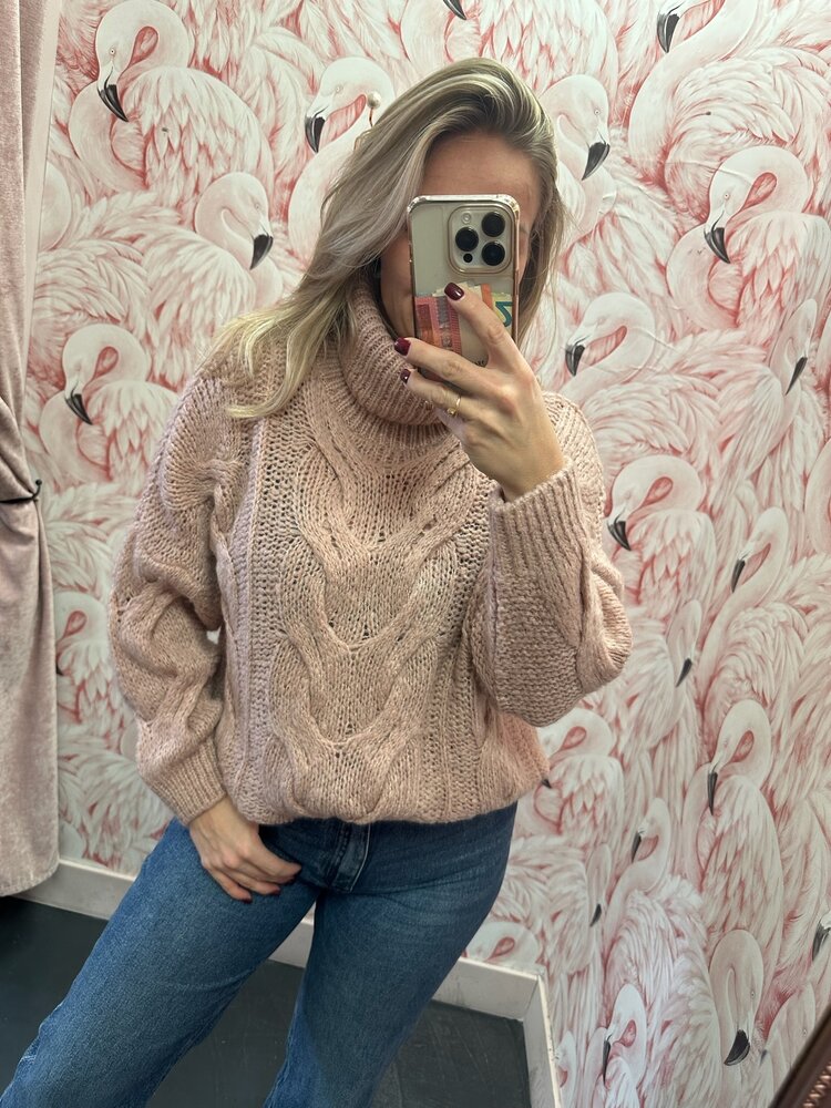 DAMES OVERSIZED TRUI KOL/KABEL