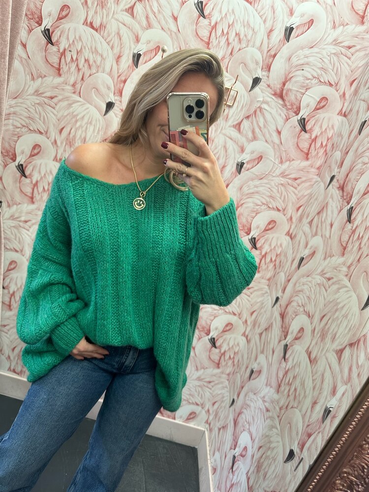 DAMES TRUI OVERSIZED V-HALS