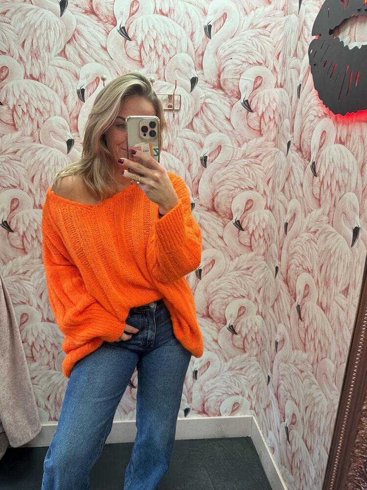 DAMES TRUI OVERSIZED V-HALS