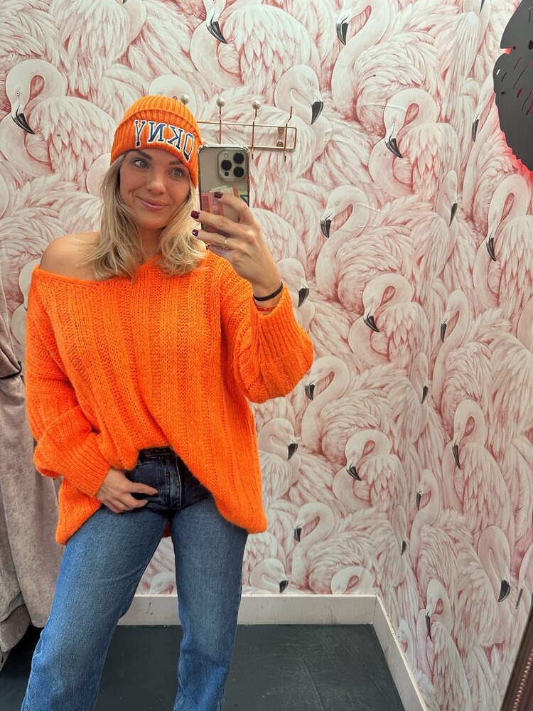 DAMES TRUI OVERSIZED V-HALS