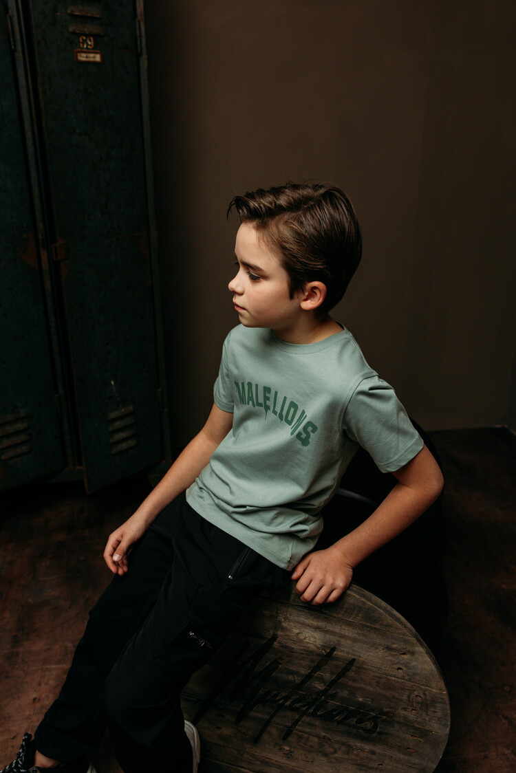 MALELIONS JONGENS T-SHIRT JUNIOR PAINT GREEN