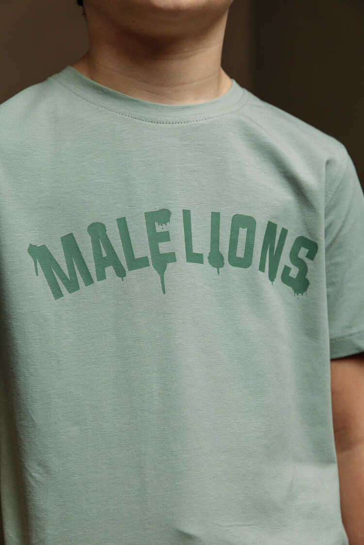 MALELIONS JONGENS T-SHIRT JUNIOR PAINT GREEN