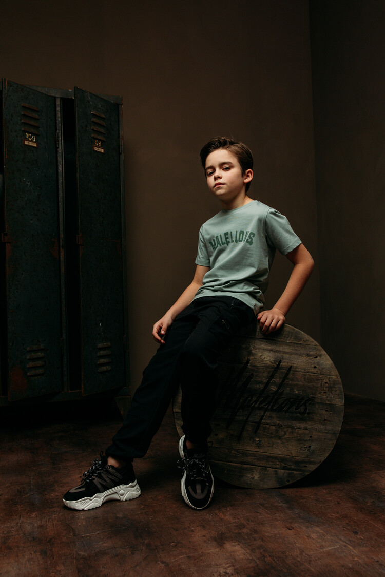 MALELIONS JONGENS T-SHIRT JUNIOR PAINT GREEN