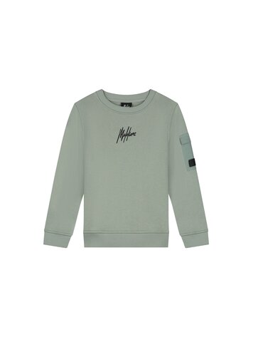 MALELIONS JONGENS SWEATER JUNIOR POCKET GREEN