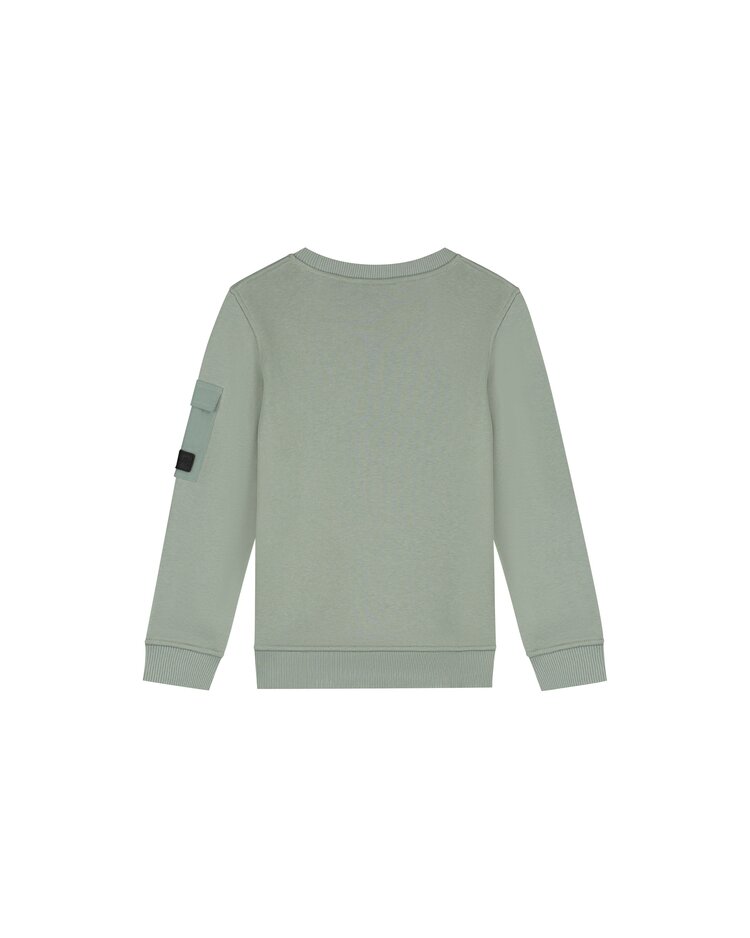 MALELIONS JONGENS SWEATER JUNIOR POCKET GREEN