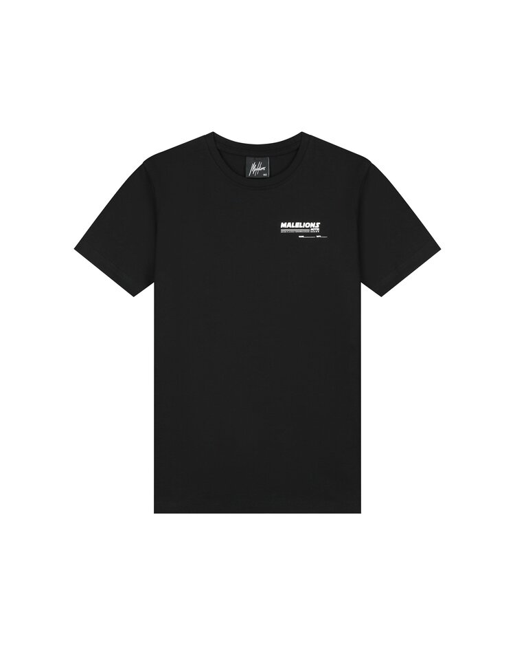MALELIONS JONGENS T-SHIRT JUNIOR  PARADISE ZWART