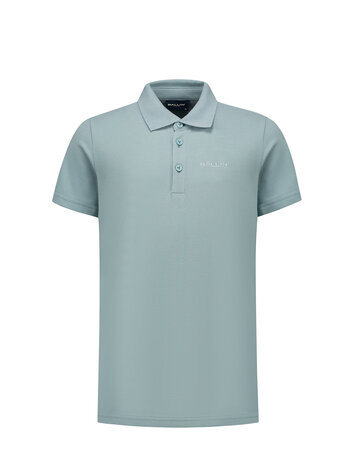 BALLIN JONGENS POLO SHIRT BLAUW GRIJS
