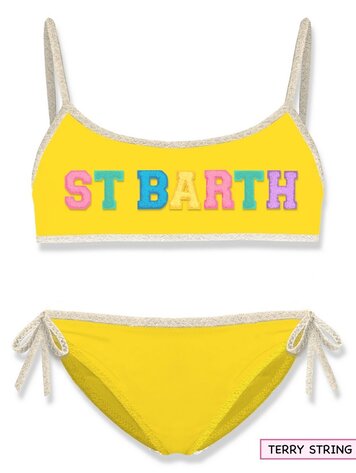SAINT BARTH MEISJES BIKINI JAIDEN STRING GEEL