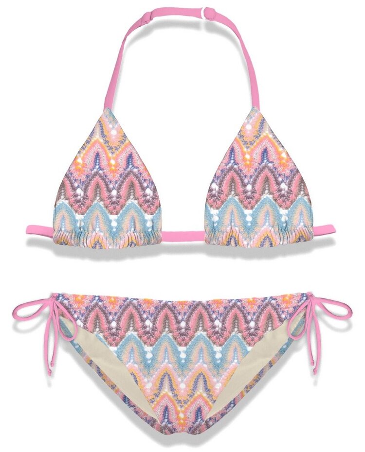 SAINT BARTH MEISJES BIKINI RACHEL TWIST PASTEL