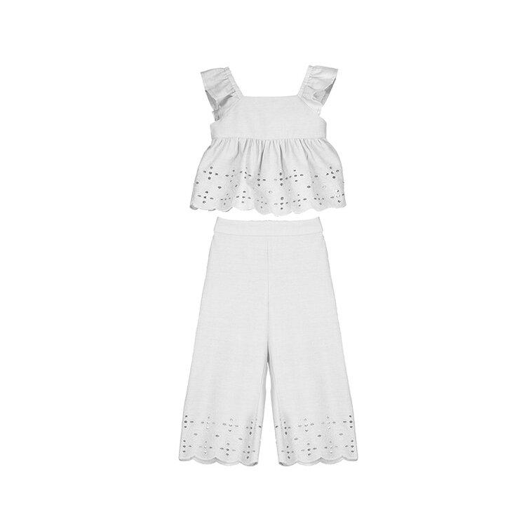 MAYORAL MEISJES SET WIT