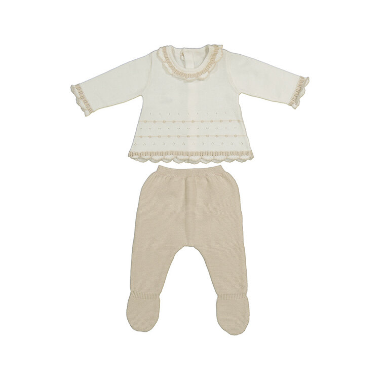 MAYORAL BABY MEISJES SET BEIGE
