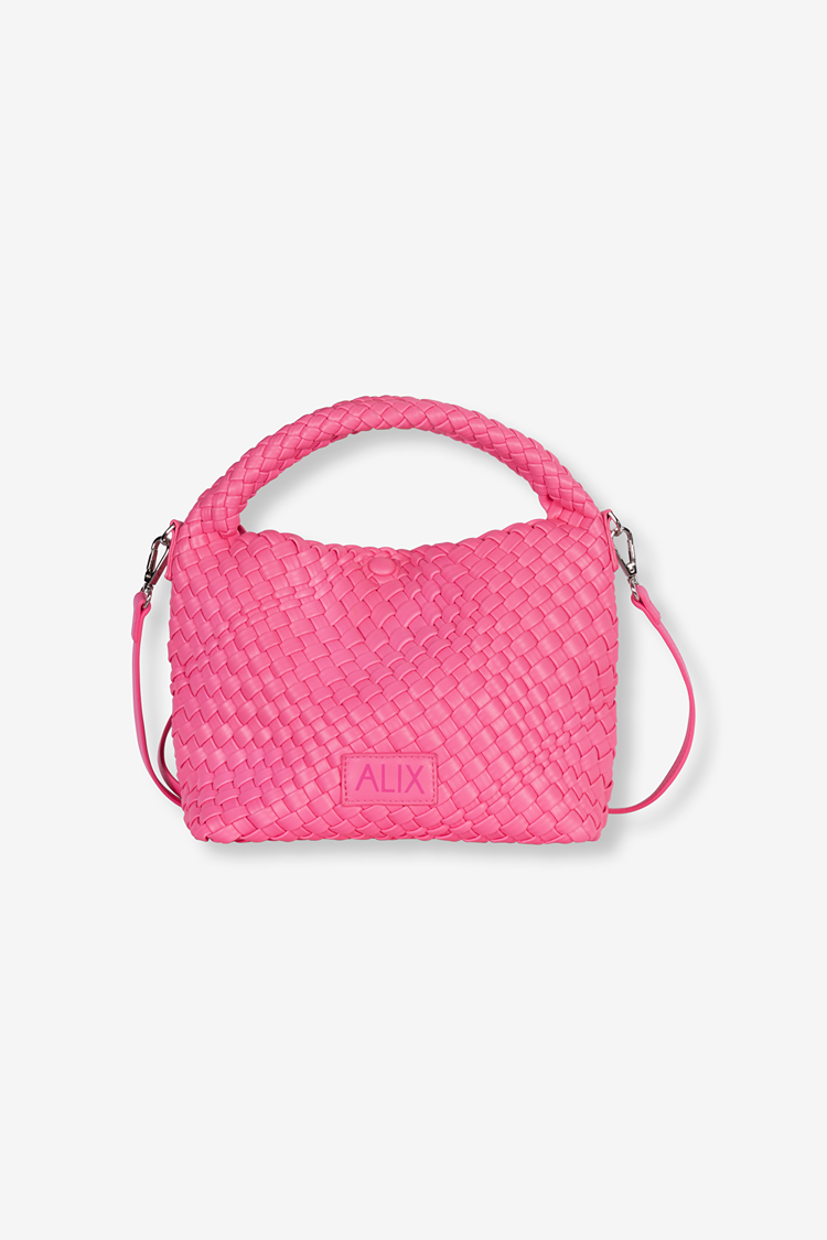 ALIX BRAIDED FAUX LEATHER TAS